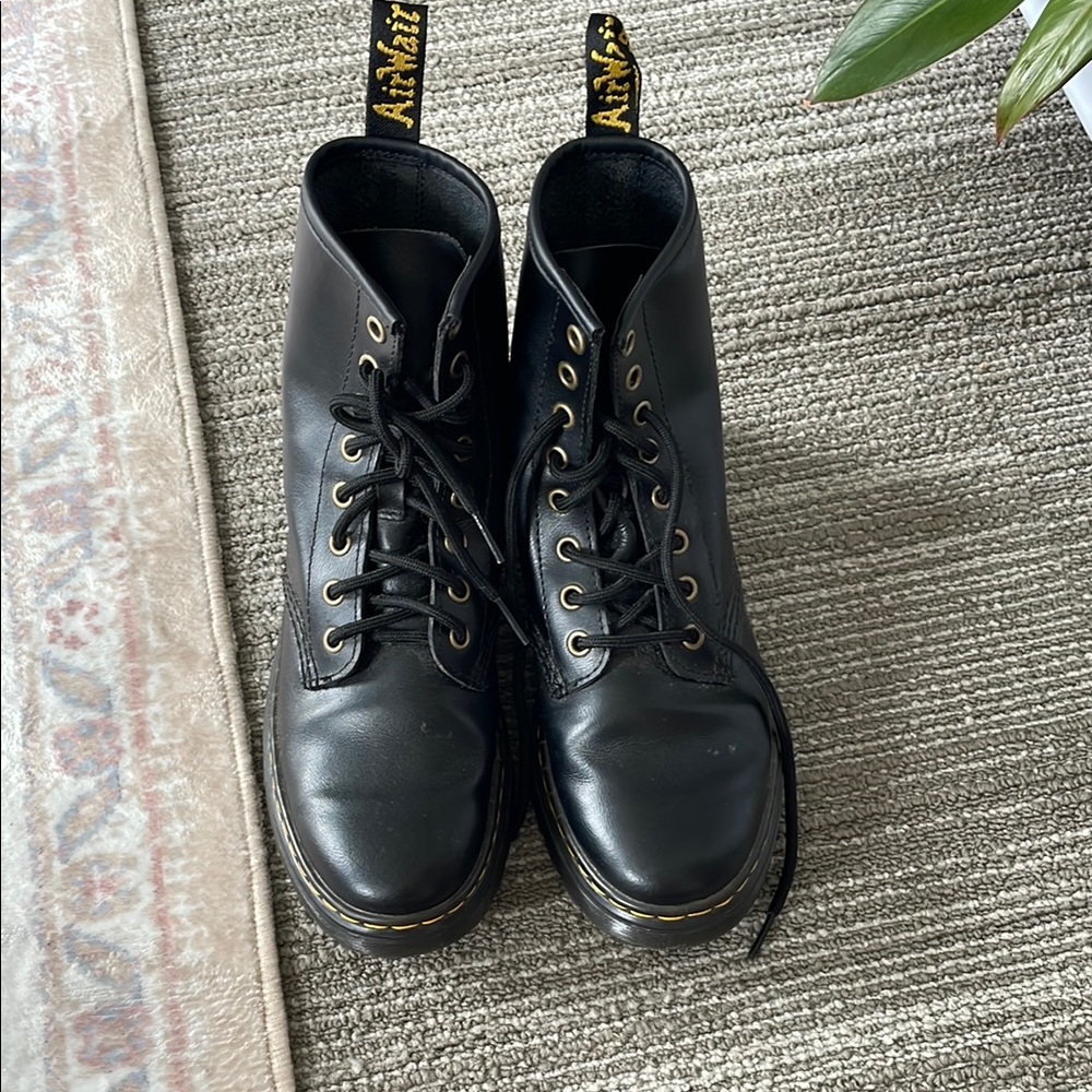 Dr. Martens Black Lace-Up Boots